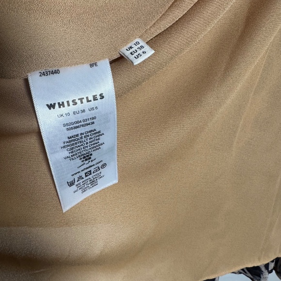 Whistles London Women’s Brushed Cheetah Flippy Dress Sz 6 US - Picture 11 of 11